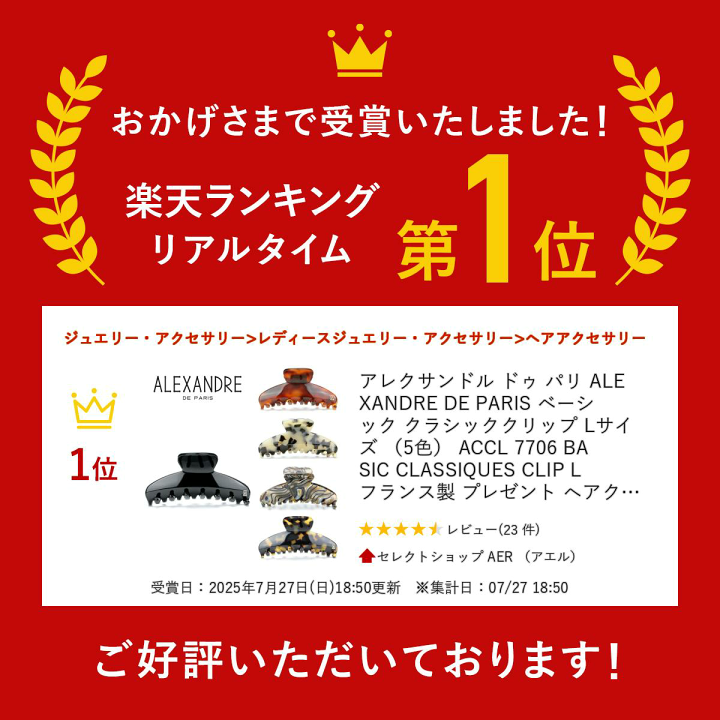 楽天市場】アレクサンドル ドゥ パリ ALEXANDRE DE PARIS