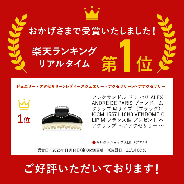 楽天市場】アレクサンドル ドゥ パリ ALEXANDRE DE PARIS ヴァンドーム