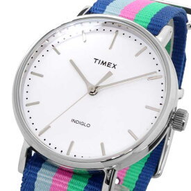 【お買い物マラソン期間限定!! 店内ポイント最大66倍!!】 TIMEX 腕時計 タイメックス 時計 ウォッチ TW2P91700 ウィークエンダー フェアフィールド 37mm クォーツ カジュアル レディース [並行輸入品]