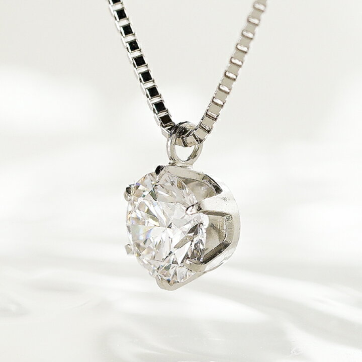 IGI鑑定書付き2.5ct ラボダイヤネックレスPt900