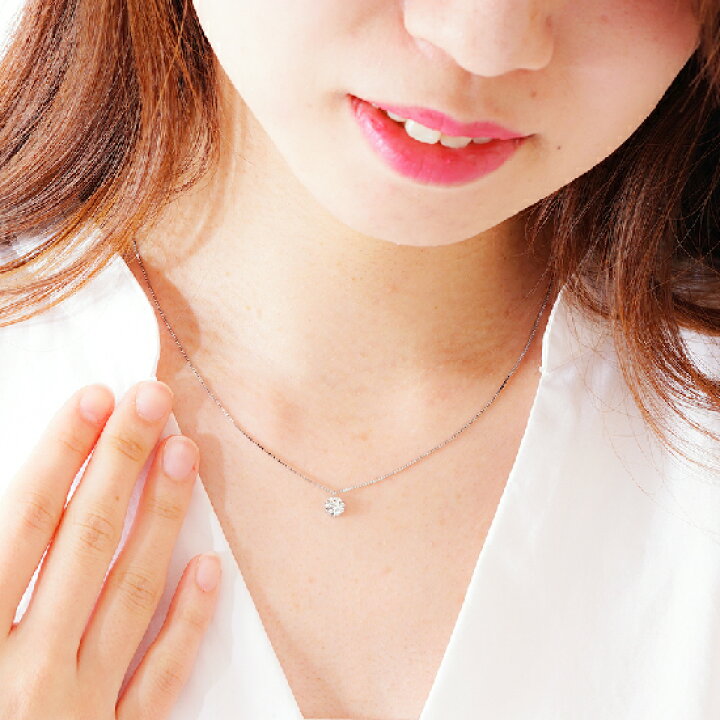 IGI鑑定書付き2.5ct ラボダイヤネックレスPt900