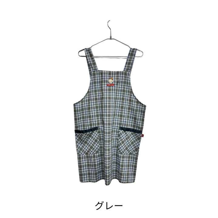 楽天市場】エプロン 大きいサイズ ポケットテープチェックエプロン