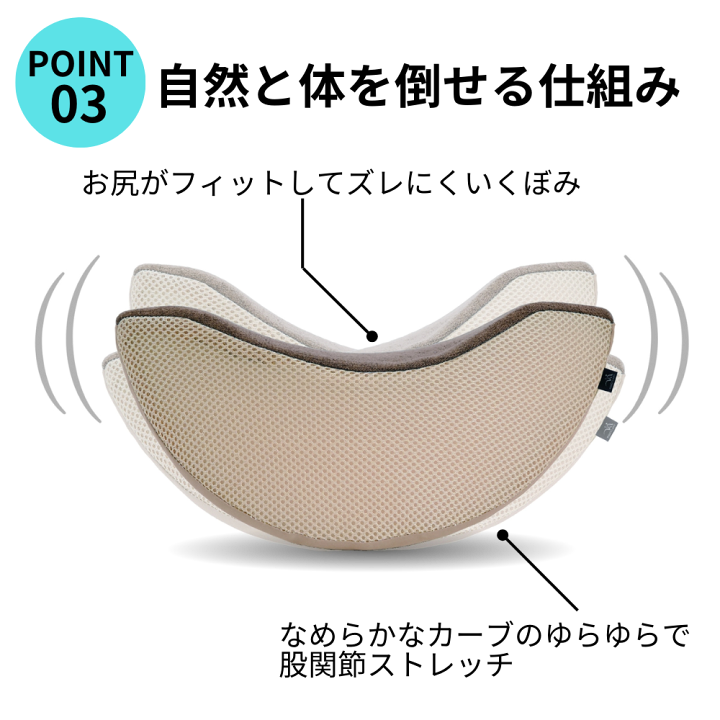 楽天市場】サンファミリー 体幹開脚ストレッチクッション ネイビー