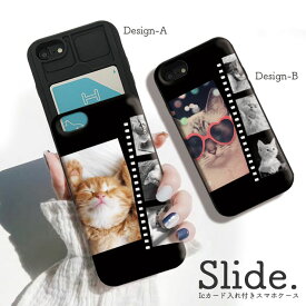 iPhone12/12Pro ケース iPhoneSE(第2/第3世代) ケース iPhone 11 pro max ケース iPhoneXR 背面収納 スマホケース 耐衝撃 おしゃれ ICカード収納 猫 映画 フィルム 子猫 おもしろ モノクロ おしゃれ 可愛い