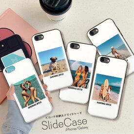 iPhone12/12Pro ケース iPhoneSE(第2/第3世代) ケース iPhone 11 pro max ケース iPhoneXR 背面収納 スマホケース 耐衝撃 おしゃれ ICカード収納 お揃い ペア セクシー 水着美女 夏 海 砂浜 ハワイ ロゴ SURPRISE BITCH 選べる10デザイン