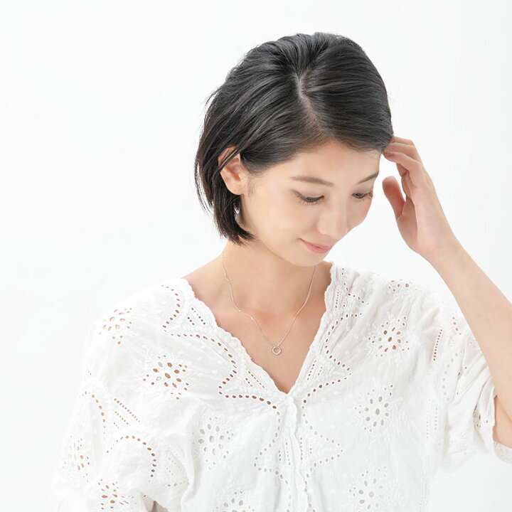 楽天市場 半額sale中 ケース付き ラッピング ネックレス レディース シンプル 金属アレルギー シルバー ジルコニア デザイン ブランド 記念日 パーティー 代 30代 40代 母の日 誕生日 贈り物 彼女 妻 嫁 アクセサリー アクセ レディース靴のお店shuna Shuna