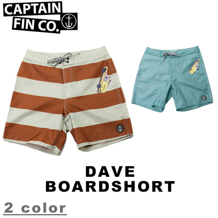楽天市場】CAPTAIN FIN CO. キャプテンフィン DAVE BOARDSHORT メンズ 