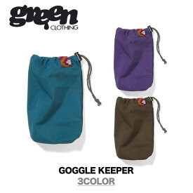 GREEN CLOTHING グリーンクロージング GOGGLE KEEPER ゴーグルキーパー