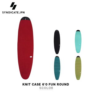 SYNDICATE.JPN VWP[gWp KNIT CASE 6'0 FUN ROUND jbgP[X t@ Eh T[tB