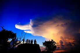 フォトカード 空 雲 星 月 飛行機 花 海 風景空の写真家 フォトグラファー 写真「おおかみ雲」「波照間島」【空工房】【SIESTA】