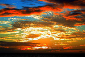 フォトカード 空 雲 星 月 飛行機 花 海 風景空の写真家 フォトグラファー 写真「きらびやかに」夕焼け 朝焼け【空工房】【SIESTA】
