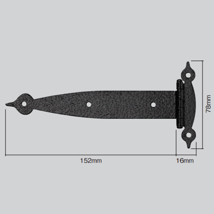 楽天市場】蝶番 アンティーク ヒンジ 丁番 黒色 78×168mm 取り付け【2