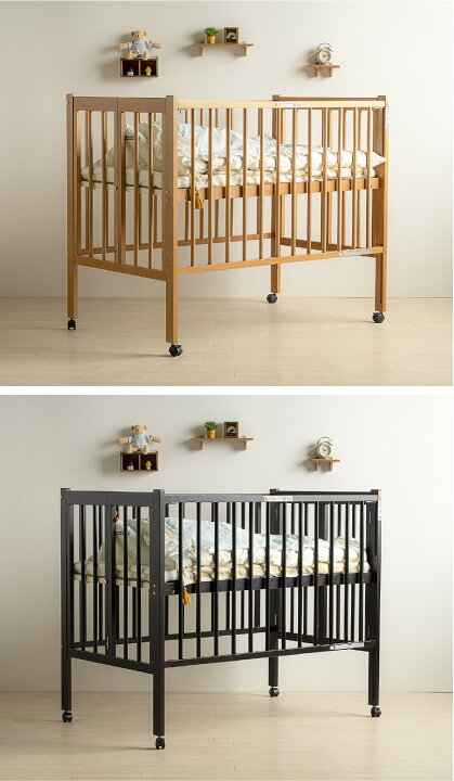 楽天市場】日本製 ベビーベッド 「ワンタッチハイベッド クール ※B品  