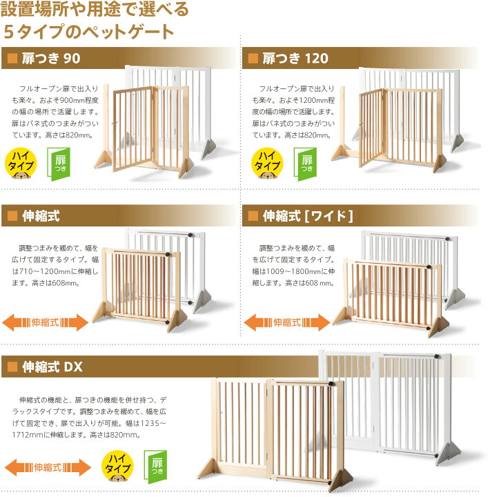 楽天市場】日本製 「木製ペットゲート」 スリーピー SLEEPY ペット  