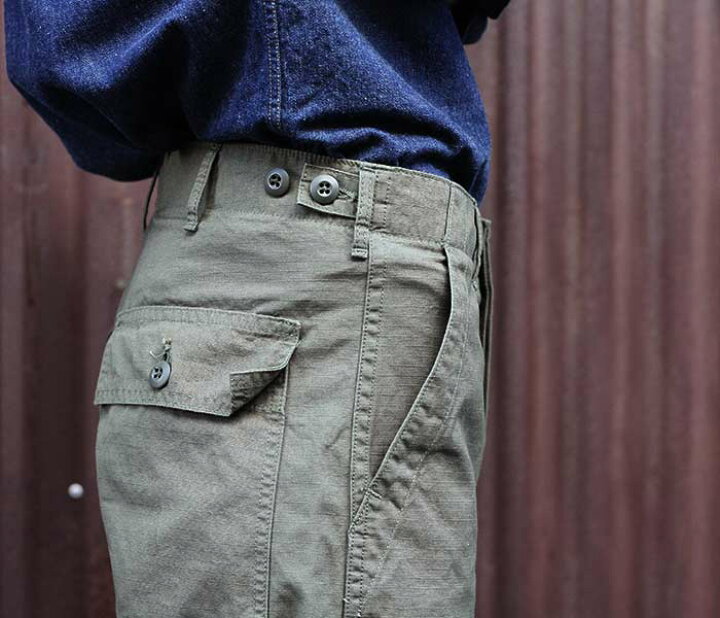 楽天市場】orSlow オアスロウ ファティーグパンツ リップストップ 