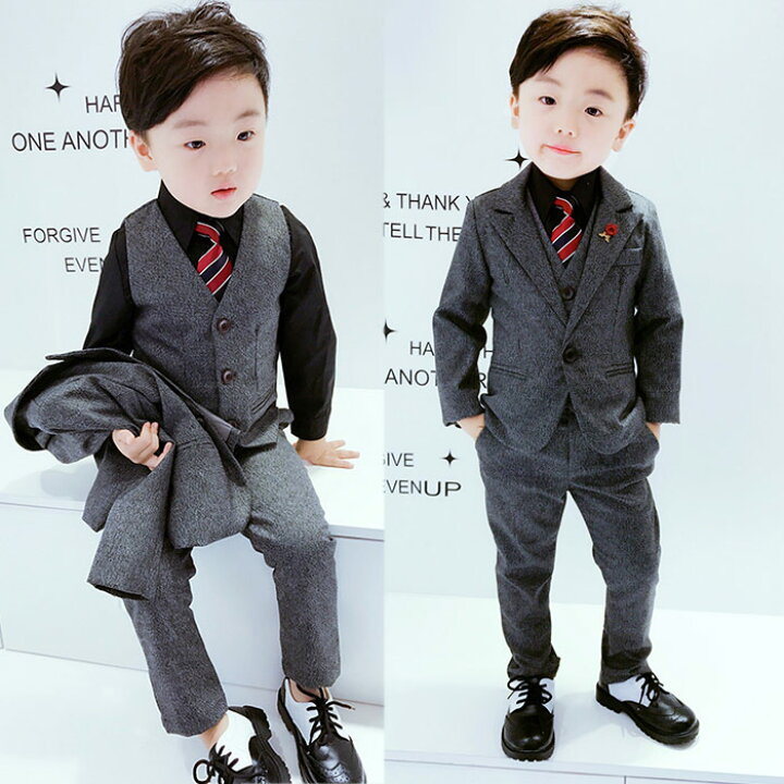 楽天市場 ネクタイ付き 入学式 スーツ 男の子 6点セット 卒業式 スーツ 小学生 男の子 スーツ 即納 子供スーツ フォーマル セット 発表会 入園式 キッズ こどもスーツ キッズスーツ 七五三 ベビースーツ 結婚式 卒園式 90 100 110 1 130 140 150 160cm