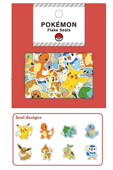 楽天市場】フレークシール ポケモン シール pokemon seal kamiojapan 