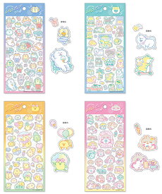 シールステッカー　レトロポップシール　全4柄セット　キャラクターステッカー　miw_81581_81584set　retoro pop seal sticker シートシール　seal マインドウェイブ