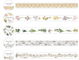 �N���A�e�[�v 15mm �����e�[�v miw_95181_95188 �}�C���h�E�F�C�u�@clear tape