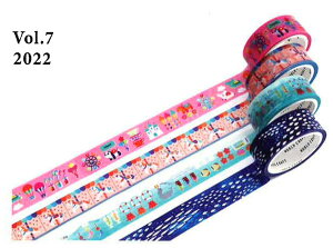 }XLOe[v 15mm  LL}XLOe[v7e@kirakira maskingtape vol.7 season holiday cafe[hNtg wrc_krmt15-073_084