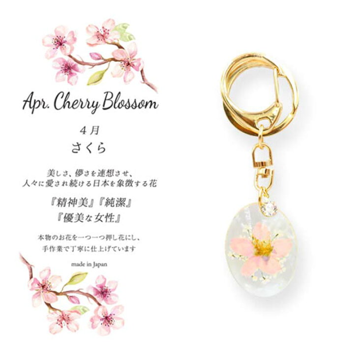 楽天市場 キーホルダー 12か月の誕生花キーホルダー Flower Message 押し花 キーチェーン バースデーキーホルダー 誕生花 バースデー Birthday 誕生日プレゼント 贈り物 ギフト 生まれた月 花言葉 誕生月 チャーム キーチェーン ドライフラワー レジン 雑貨の