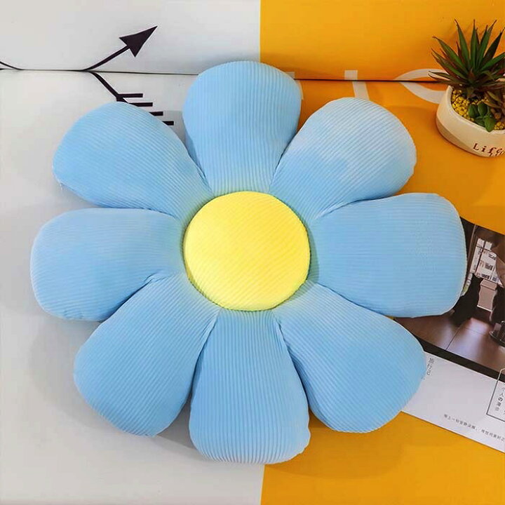 楽天市場】ふわふわ お花のクッション フラワークッション 60cmサイズ 