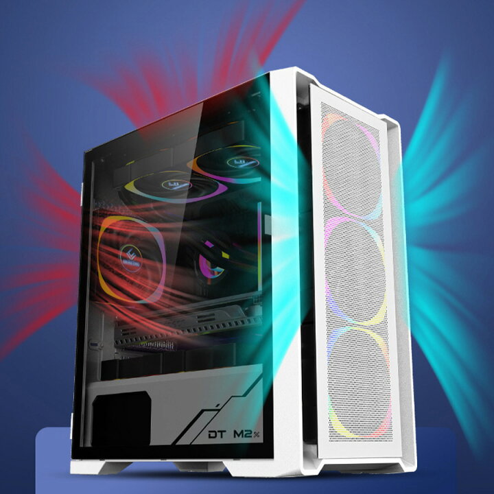 楽天市場】ゲーミングPC ケース PCケース 自作PC ミドルタワーケース 