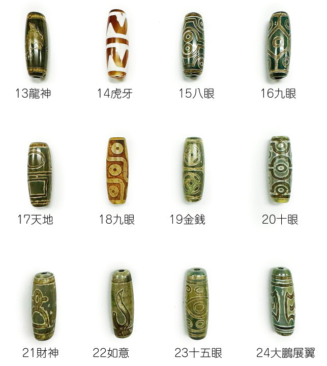 楽天市場】天珠 西蔵 チベット天珠 バラ売り 粒売り 九眼/五眼/虎牙/三 