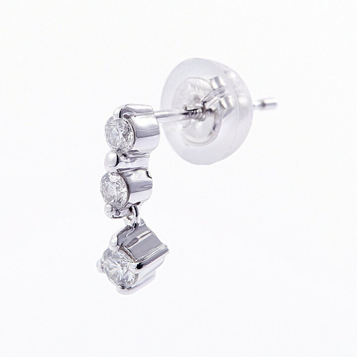 楽天市場】極上の煌めきカナディアンダイヤモンドピアス 計0.10ct ×2 