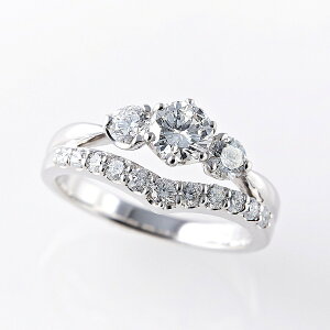 �ɏ�����߂��J�i�f�B�A���_�C�������hD�J���[ �����O�i�w�ցj 0.50ctUP & �v0.60ctUP [PT950] [�i��:GH670713-d/�^��:GH0542] �Z�[�� ������