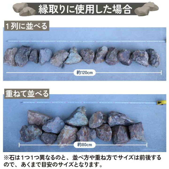 楽天市場】岐阜石 割栗石 チャート石 Sサイズ 50-200mm 20kg/袋 国産 