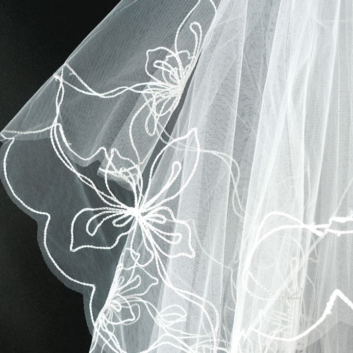 ホワイト ウェディングベール 花モチーフ 約80cm sbv179l-02.gif