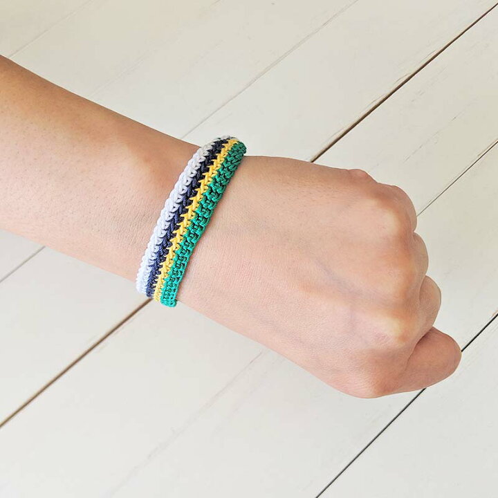 楽天市場 ミサンガ 手足に付けられるブラジルカラーブレスレット Sorte Brazil