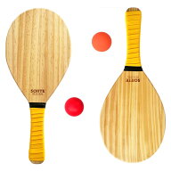 フレスコボールラケットセット Copacabana【SORTE ORIGINAL】屋外・屋内ボール2個セット＆専用トートバッ…