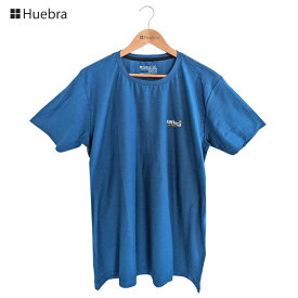 Huebra ウエブラシンプルデザインTシャツ carioca ブルー