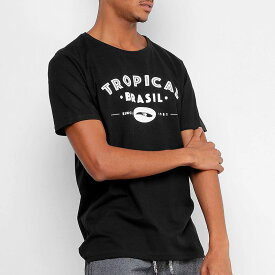 TROPICAL BRASIL ブラジルデザインTシャツ | ブラック