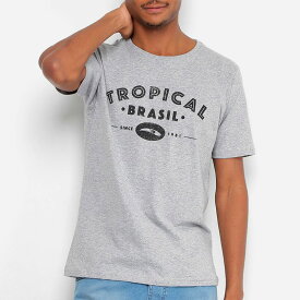 TROPICAL BRASIL ブラジルデザインTシャツ | グレー