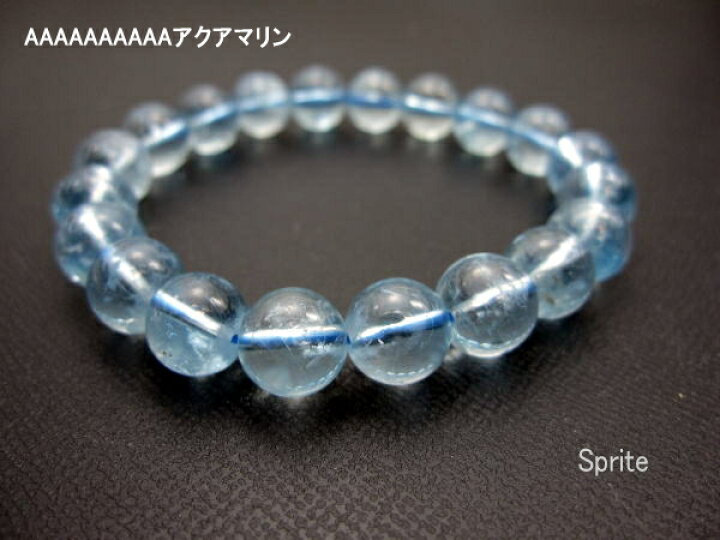 楽天市場】10Aグレード アクアマリンブレスレット珠のサイズ：10mm 