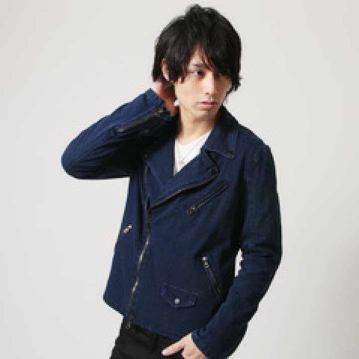 楽天市場 ライダースジャケット メンズ ニットデニム ダブルライダース シングルライダース ジャケット Buyer S Select バイヤーズセレクト Sputnicks スプートニクス