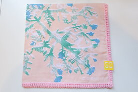 KODUE HIBINOシリーズ 花を編む ピンク ハンカチ 日本製 綿100％ 定形外郵便発送