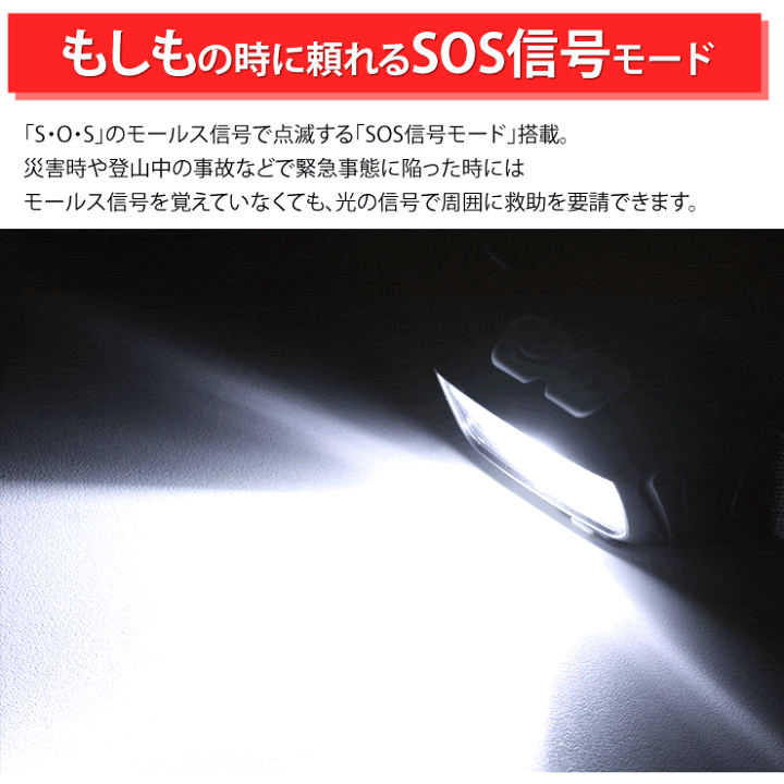 楽天市場】ヘッドライト 充電式 センサー搭載 LEDヘッドライト
