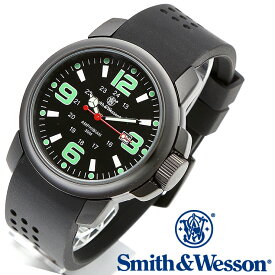 [正規品] スミス＆ウェッソン Smith & Wesson ミリタリー腕時計 AMPHIBIAN COMMANDO BLACK SWW-1100 [あす楽] [送料無料]