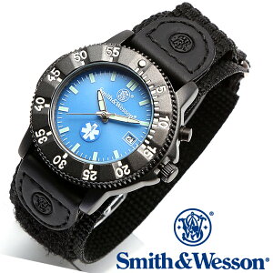 [���K�i] �X�~�X���E�F�b�\�� Smith & Wesson �~���^���[�r���v 455 EMT WATCH BLUE/BLACK SWW-455-EMT [��������]