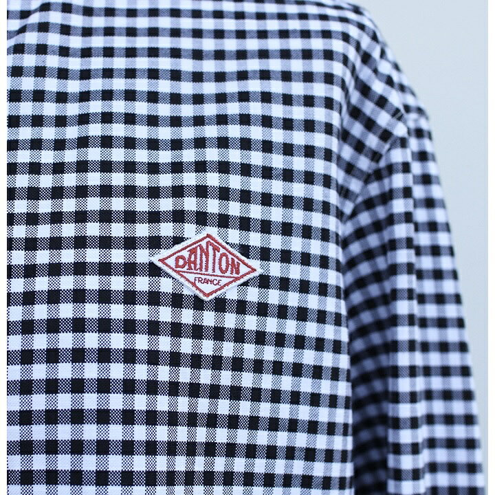 DANTON(ダントン)長袖バンドカラーポケットシャツ(JD-3606 TRD)バンドカラーシャツ OXFORD PLAID ギンガムチェック ストライプ【レディース】 URCHIN(アーチン) DANTON ダントン レディース 長袖バンドカラーシャツ TRD ストライプ ギンガムチェック JD-3606TRD
