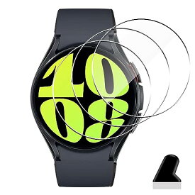 3枚セット 対応 Galaxy Watch 6 44mm ガラスフィルム 保護フィルム 3枚 対応 Galaxy Watch6 44mm フィルム 硬度9H 日本旭硝子製 対応 ギャラクシーウォッチ6 44mm 液晶保護フィルム キズ防止