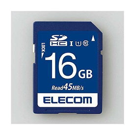 エレコム SDHCメモリカード 16GB Class10 UHS-I MF-FS016GU11R