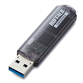 バッファロー BUFFALO USB3.0対応 USBメモリ スタンダード 64GB ブラック RUF3-C64GA-BK