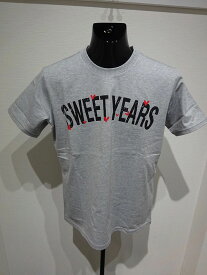 ○【2024年春夏】メンズ スウィートイヤーズ SWEET YEARS 　Tシャツ　グレー・ブラック【送料無料・代引き手数料無料】 ギフト プレゼントにも