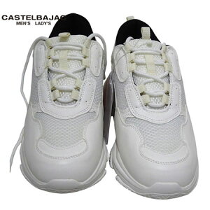 ○【2025年春夏】カステルバジャック CASTEL BAJAC スニーカー ホワイト(01)・レッド(80)・ブラック(99)【送料無料・代引き手数料無料】 ギフト プレゼントにも