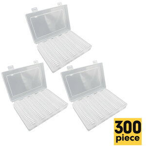 【送料無料】コインカプセル 33.5mm ケース 記念コインケース 収納 ケース付き 300個 SN-381-CC